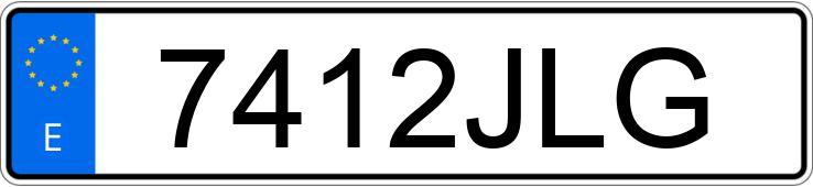 Numer rejestracyjny 7412JLG posiada SEAT IBIZA Numer rejestracyjny 7412JLG posiada SEAT IBIZA