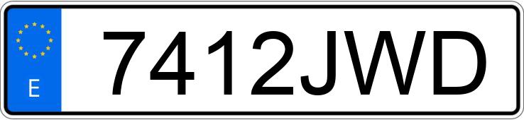 Numer rejestracyjny 7412JWD posiada NISSAN QASHQAI