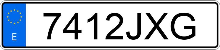 Numer rejestracyjny 7412JXG posiada FIAT 500 Numer rejestracyjny 7412JXG posiada FIAT 500