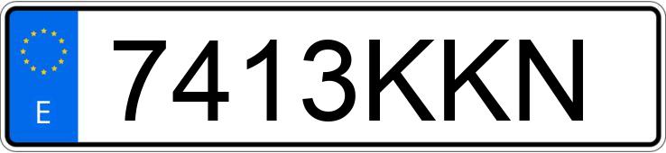 Numer rejestracyjny 7413KKN posiada SEAT LEON