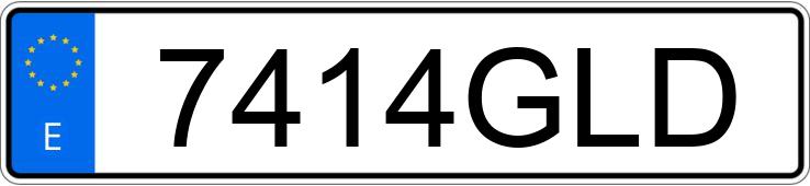 Numer rejestracyjny 7414GLD posiada TOYOTA COROLLA