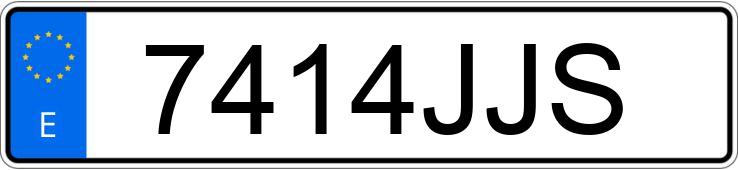 Numer rejestracyjny 7414JJS posiada OPEL ZAFIRA TOURER Numer rejestracyjny 7414JJS posiada OPEL ZAFIRA TOURER