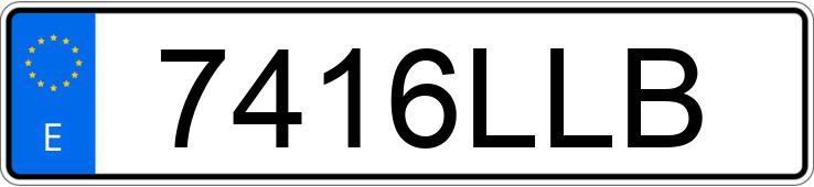 Numer rejestracyjny 7416LLB posiada KIA CEED