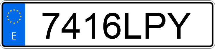 Numer rejestracyjny 7416LPY posiada VOLKSWAGEN T-ROC Numer rejestracyjny 7416LPY posiada VOLKSWAGEN T-ROC