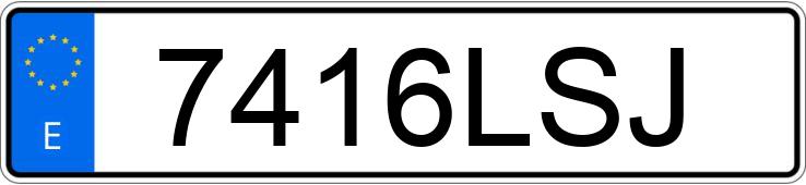 Numer rejestracyjny 7416LSJ posiada BMW SERIE 8