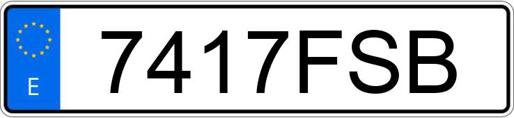 Numer rejestracyjny 7417FSB posiada SEAT LEON Numer rejestracyjny 7417FSB posiada SEAT LEON