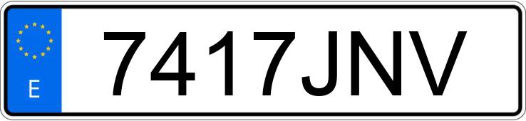 Numer rejestracyjny 7417JNV posiada JEEP RENEGADE