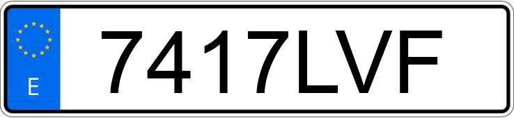 Numer rejestracyjny 7417LVF posiada MERCEDES GLA (247)