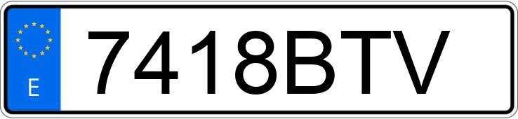 Numer rejestracyjny 7418BTV posiada SEAT LEON Numer rejestracyjny 7418BTV posiada SEAT LEON