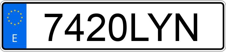 Numer rejestracyjny 7420LYN posiada MAZDA CX-30 Numer rejestracyjny 7420LYN posiada MAZDA CX-30