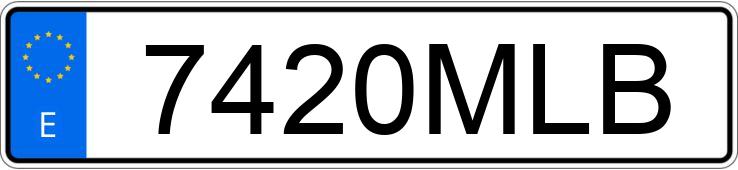 Numer rejestracyjny 7420MLB posiada BMW SERIE 3 Numer rejestracyjny 7420MLB posiada BMW SERIE 3