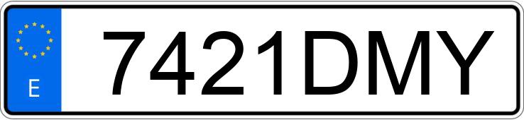Numer rejestracyjny 7421DMY posiada BMW SERIE 3
