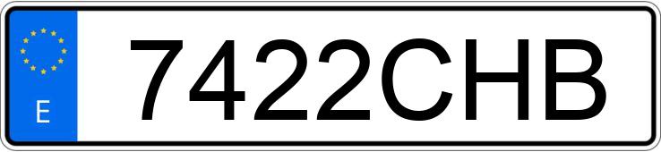 Numer rejestracyjny 7422CHB posiada PEUGEOT 206 Numer rejestracyjny 7422CHB posiada PEUGEOT 206