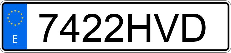 Numer rejestracyjny 7422HVD posiada CITROEN BERLINGO Numer rejestracyjny 7422HVD posiada CITROEN BERLINGO