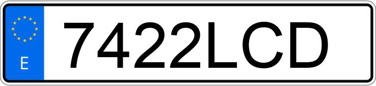 Numer rejestracyjny 7422LCD posiada CITROEN BERLINGO Numer rejestracyjny 7422LCD posiada CITROEN BERLINGO