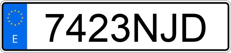 Numer rejestracyjny 7423NJD posiada TOYOTA RAV4 Numer rejestracyjny 7423NJD posiada TOYOTA RAV4