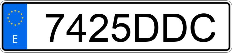 Numer rejestracyjny 7425DDC posiada CITROEN JUMPER