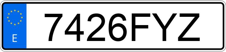 Numer rejestracyjny 7426FYZ posiada VOLKSWAGEN POLO Numer rejestracyjny 7426FYZ posiada VOLKSWAGEN POLO