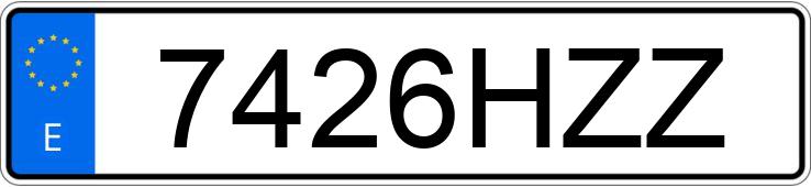 Numer rejestracyjny 7426HZZ posiada AUDI A4 Numer rejestracyjny 7426HZZ posiada AUDI A4