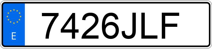Numer rejestracyjny 7426JLF posiada IVECO DAILY