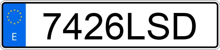 Numer rejestracyjny 7426LSD posiada MERCEDES EQA (243) Numer rejestracyjny 7426LSD posiada MERCEDES EQA (243)