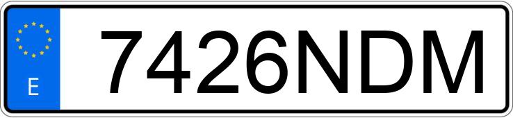 Numer rejestracyjny 7426NDM posiada MINI MINI