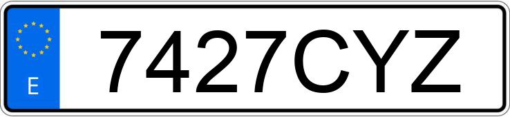 Numer rejestracyjny 7427CYZ posiada SEAT LEON