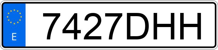 Numer rejestracyjny 7427DHH posiada FIAT PUNTO Numer rejestracyjny 7427DHH posiada FIAT PUNTO