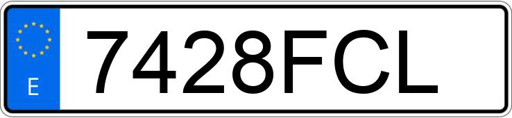 Numer rejestracyjny 7428FCL posiada PIAGGIO BEVERLY