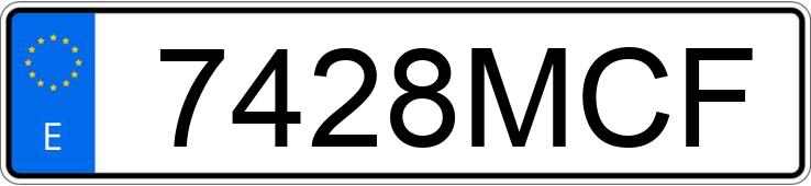 Numer rejestracyjny 7428MCF posiada AUDI Q5