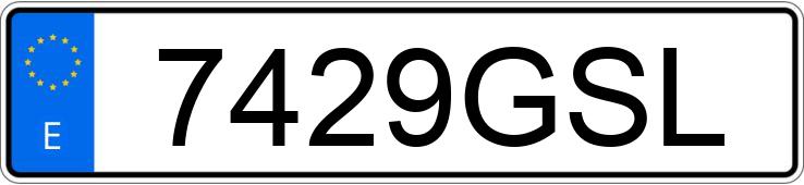 Numer rejestracyjny 7429GSL posiada VOLVO XC60