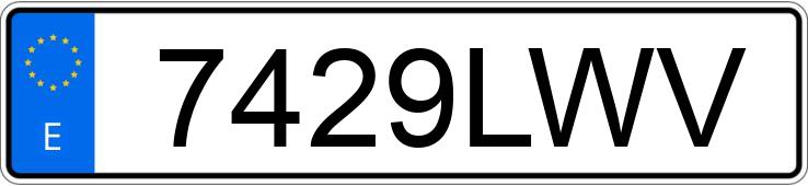 Numer rejestracyjny 7429LWV posiada PEUGEOT 5008