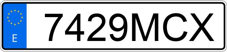 Numer rejestracyjny 7429MCX posiada RENAULT KANGOO Numer rejestracyjny 7429MCX posiada RENAULT KANGOO