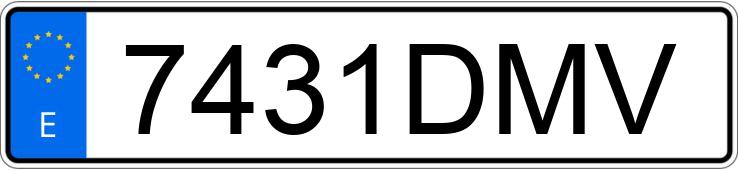 Numer rejestracyjny 7431DMV posiada SEAT LEON