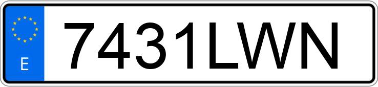 Numer rejestracyjny 7431LWN posiada CITROEN C3