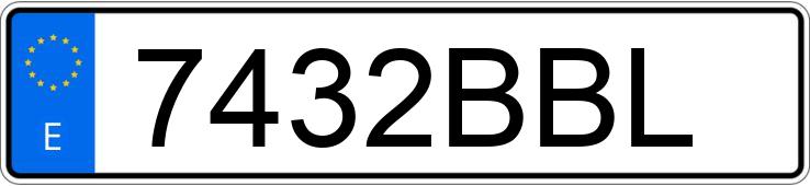 Numer rejestracyjny 7432BBL posiada PEUGEOT 106