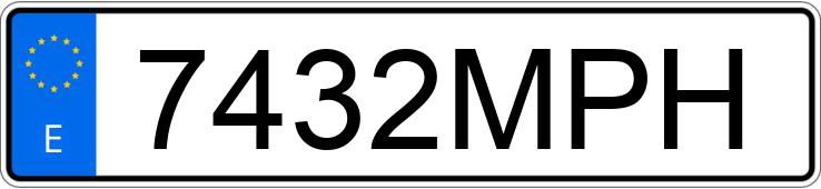 Numer rejestracyjny 7432MPH posiada AUDI A5 SPORTBACK