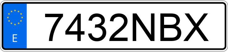 Numer rejestracyjny 7432NBX posiada XPENG G6 Numer rejestracyjny 7432NBX posiada XPENG G6