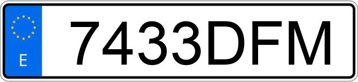 Numer rejestracyjny 7433DFM posiada PORSCHE BOXSTER Numer rejestracyjny 7433DFM posiada PORSCHE BOXSTER