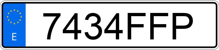 Numer rejestracyjny 7434FFP posiada FIAT PUNTO Numer rejestracyjny 7434FFP posiada FIAT PUNTO