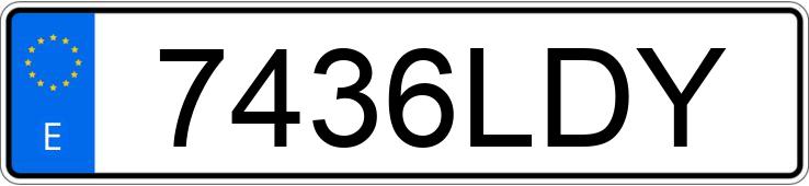 Le numéro d’enregistrement 7436LDY a AUDI Q5