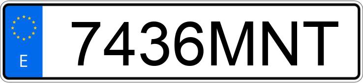 Numer rejestracyjny 7436MNT posiada HYUNDAI I20