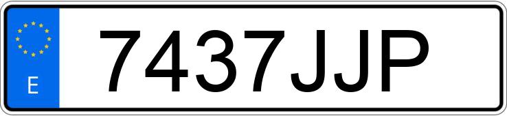 Numer rejestracyjny 7437JJP posiada BMW SERIE 5