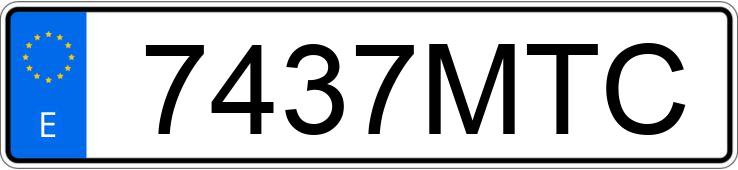 Numer rejestracyjny 7437MTC posiada PEUGEOT 3008
