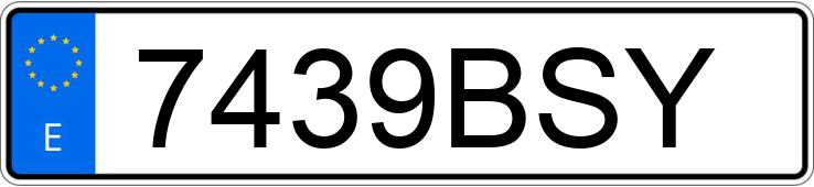 Numer rejestracyjny 7439BSY posiada OPEL ASTRA