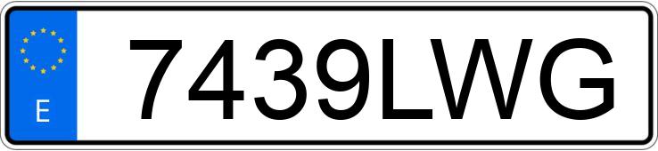 Numer rejestracyjny 7439LWG posiada OPEL ASTRA