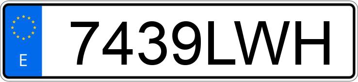 Numer rejestracyjny 7439LWH posiada TOYOTA COROLLA