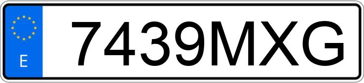 Numer rejestracyjny 7439MXG posiada BMW X2