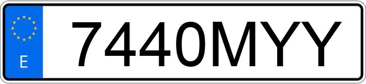 Numer rejestracyjny 7440MYY posiada KAWASAKI Z 650