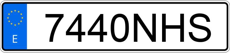 Numer rejestracyjny 7440NHS posiada EMCO NOVA